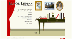 Desktop Screenshot of elinorlipman.com