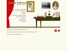 Tablet Screenshot of elinorlipman.com